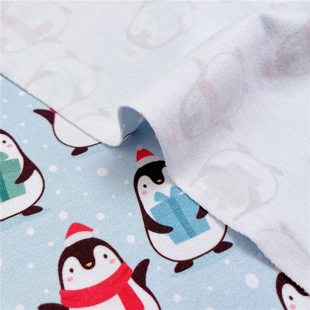 Q tex printed high quality cotton lycra fabric 240gsm