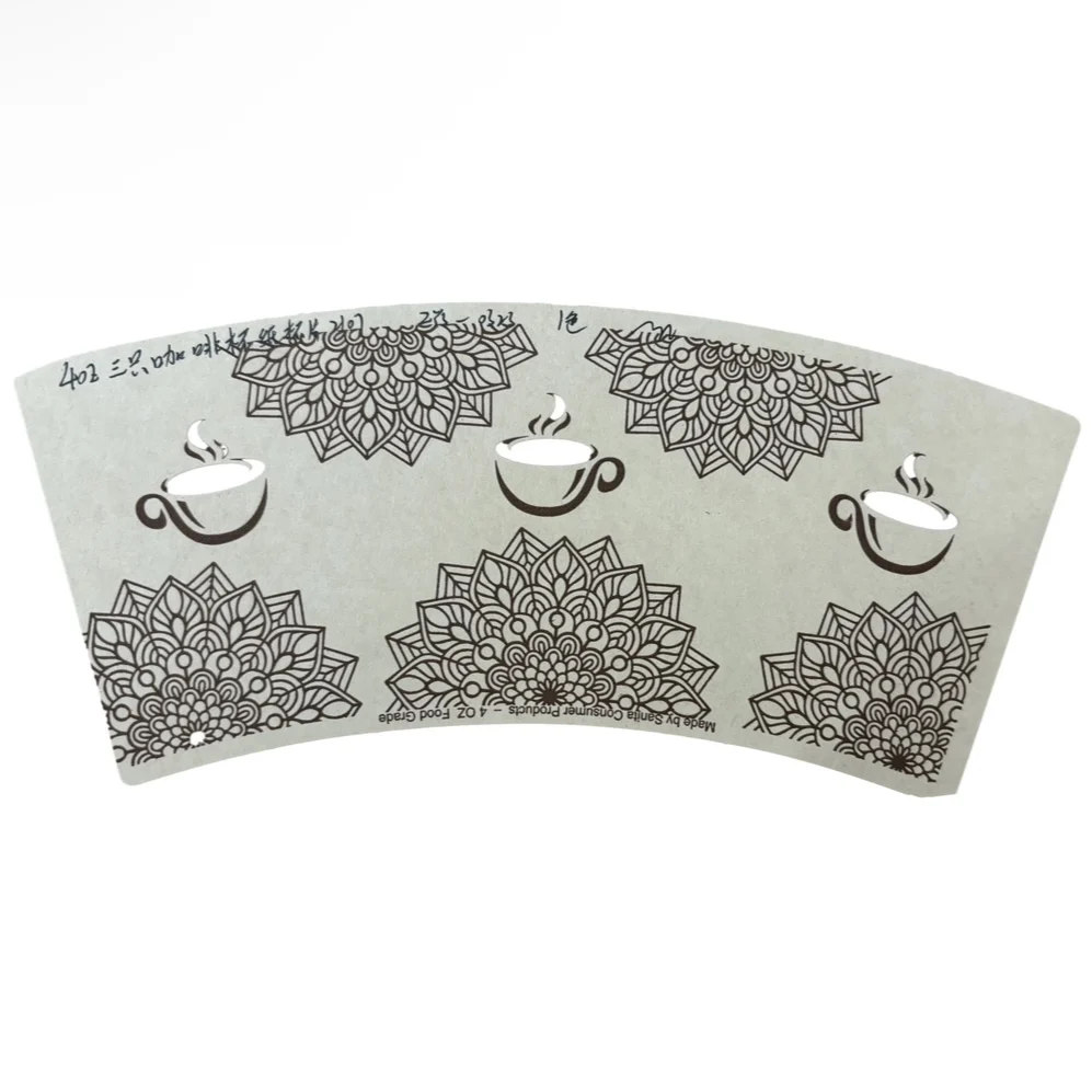 Gobest 150gsm 160gsm water-spray paper raw material for tea cups blank paper coffee cups  4oz fan  paper cup raw material