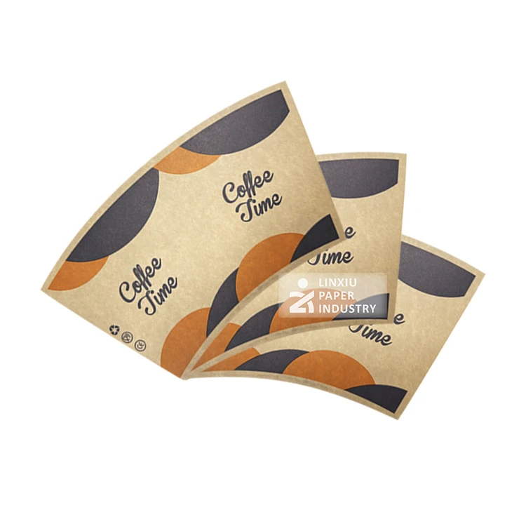 150gsm-350gsm food grade kraft pe coated paper cup fan for disposable paper cup by paper making machine