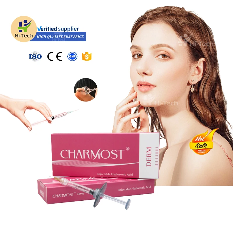 Hot selling 1ml cross linked anti aging hyaluronic acid injection for lip facial injections dermal filler gel