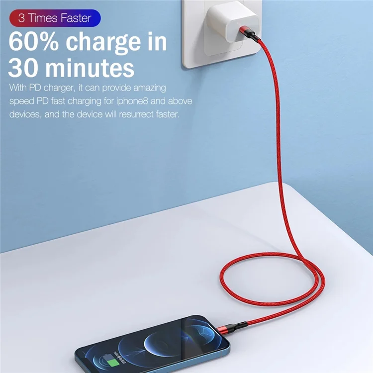  PD 18 Вт 20 Кабель для быстрой зарядки USB C iPhone 12 11 Pro Max XS X 8 Apple iPad mini 2 м зарядное устройство USBC провод шнур мобильного
