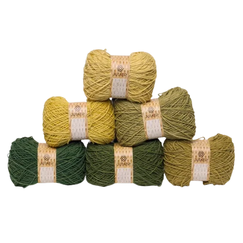 New Thread Cotton Extracted Green Cotton Roll DIY 25g Produces by Cotton Extracts Color From Mango Leaves