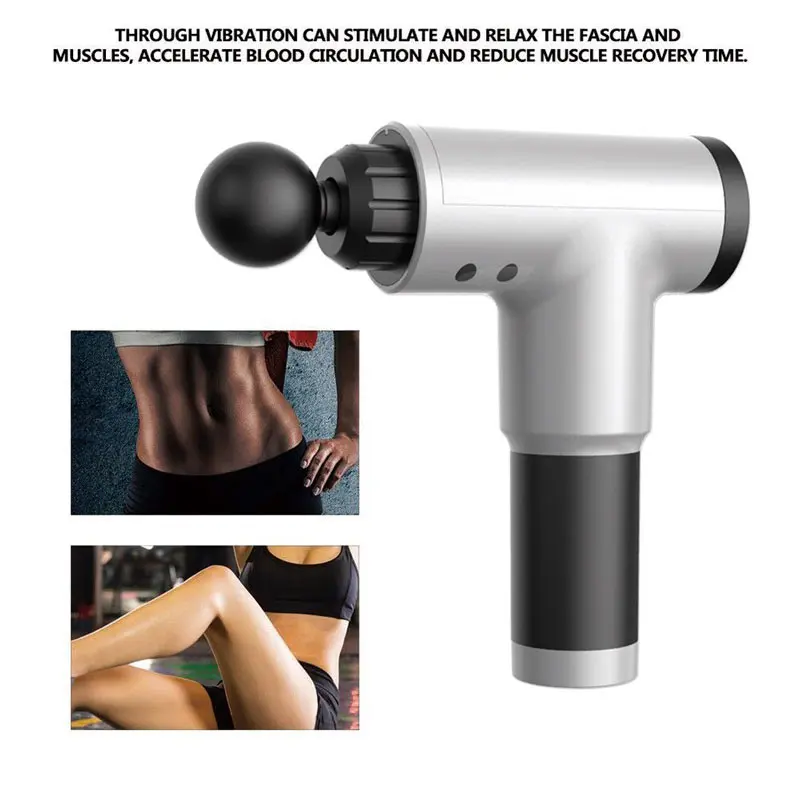 Deep Tissue Massage Gun, Cordless Percussive Muscle Gun for Athletes, Quiet, Powerful, Handheld Massager Delivers Therapeutic