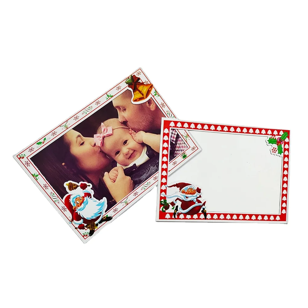 Hot Selling Environmental protection and oil-proof Christmas Decoration Photo Frame Magnetic Photo Frame For Metal Door