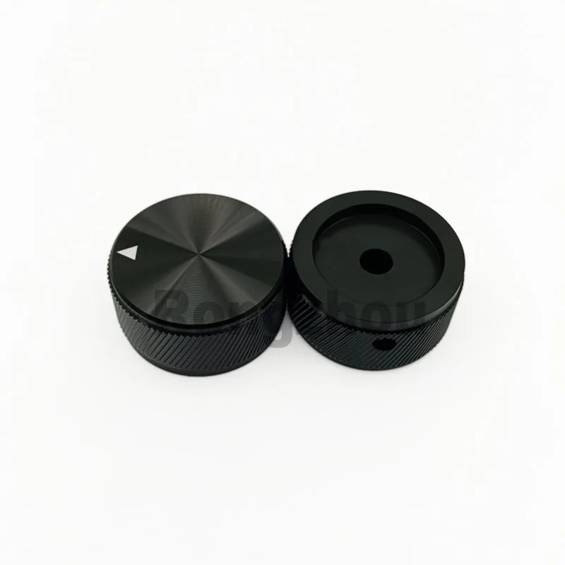 34x17mm 6mm shaft rotary dial metal switch amplifier knurled anodized aluminum Volume potentiometer control knob