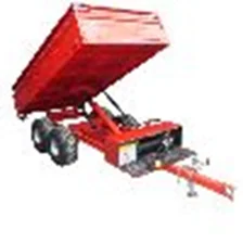 
hydraulic dump trailer single axle four wheel ATV trailer 2000kgs 3000kgs 