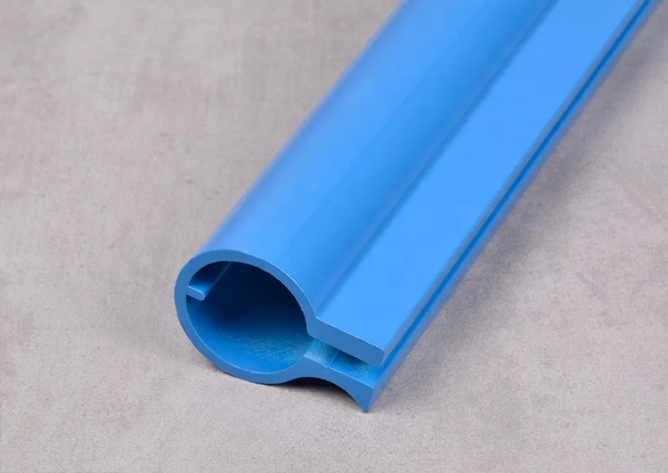 Professional medical instruments round white aluminium profile parts, hollow industrial aluminium profile