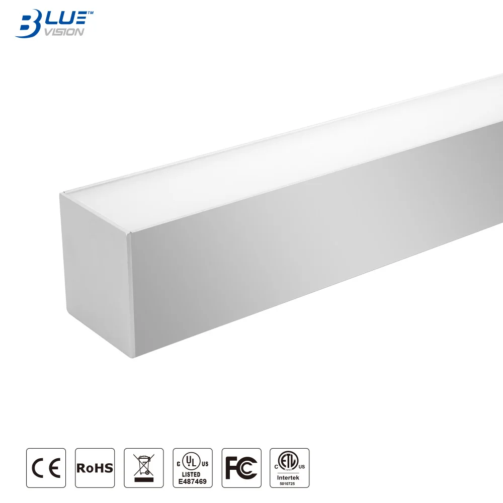 L7380-WW34 ETL TUV certified linkable warm white led linear fixture 34W 4ft 1230mm long led linear light for building lighting