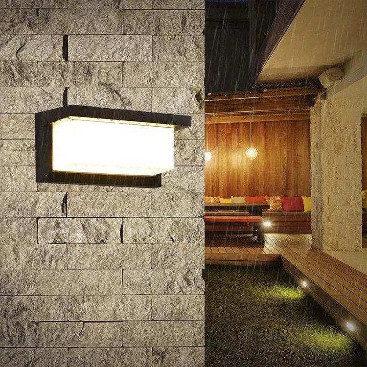 Outdoor Wall Light Modern Wall Sconces  Porch Exterior Lights Fixture  Wall Lighting Suitable for Patio,Bathroom,Hallway, Living