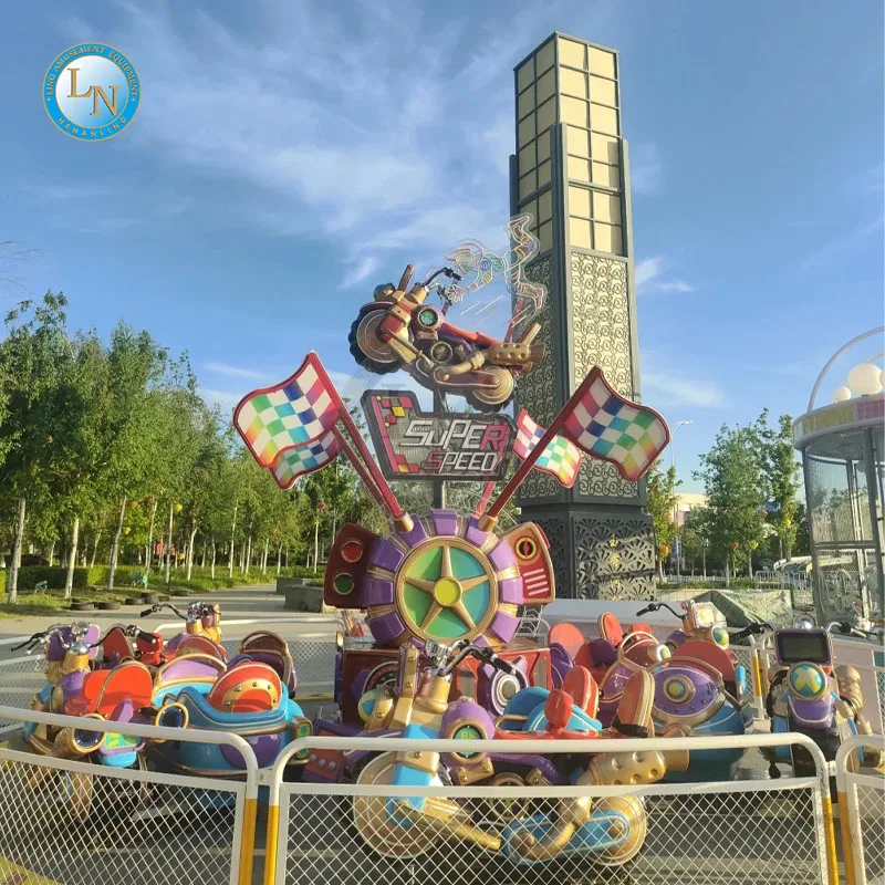 2024 Modern Thrill Newest Design Customized Color Other Amusement Park Rides Cyclone Motorcycle for sale