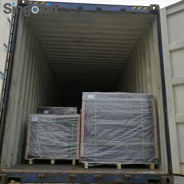 4mm wire 2x2 Black powder coated Machine Guarding mesh screen welded  steel fence panels