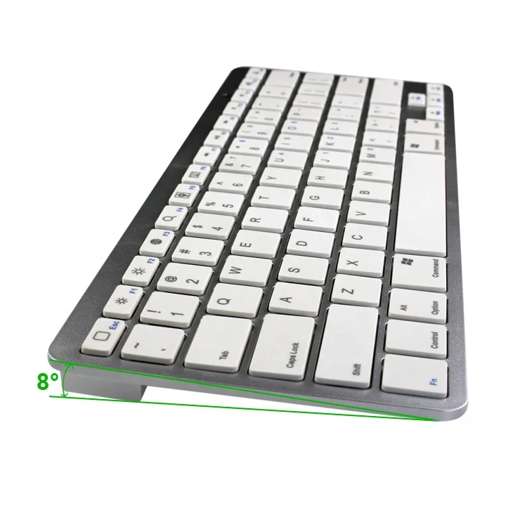 New design Smartphone Aluminum wireless teclado blue tooth keyboard clavier french azerty layout for Mac