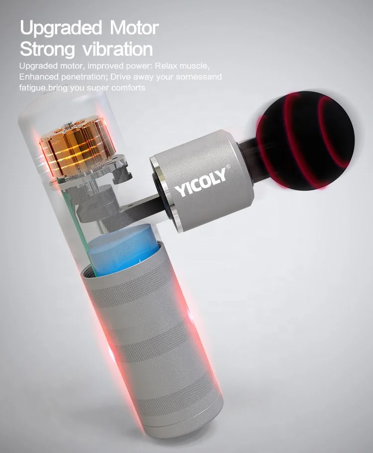 YICOLY Physiotherapy Hand Musc Message Masajeador Body Facial Muscle Electric Massager Products Mini Masajes Massage Gun