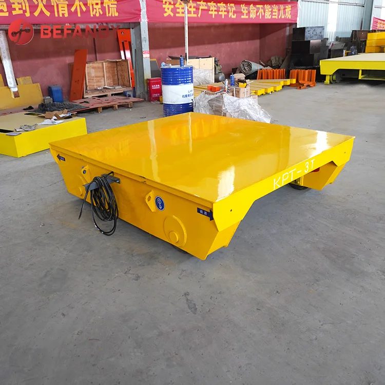 Selfdriven motorized moving platform 5 tons electric transfer carts