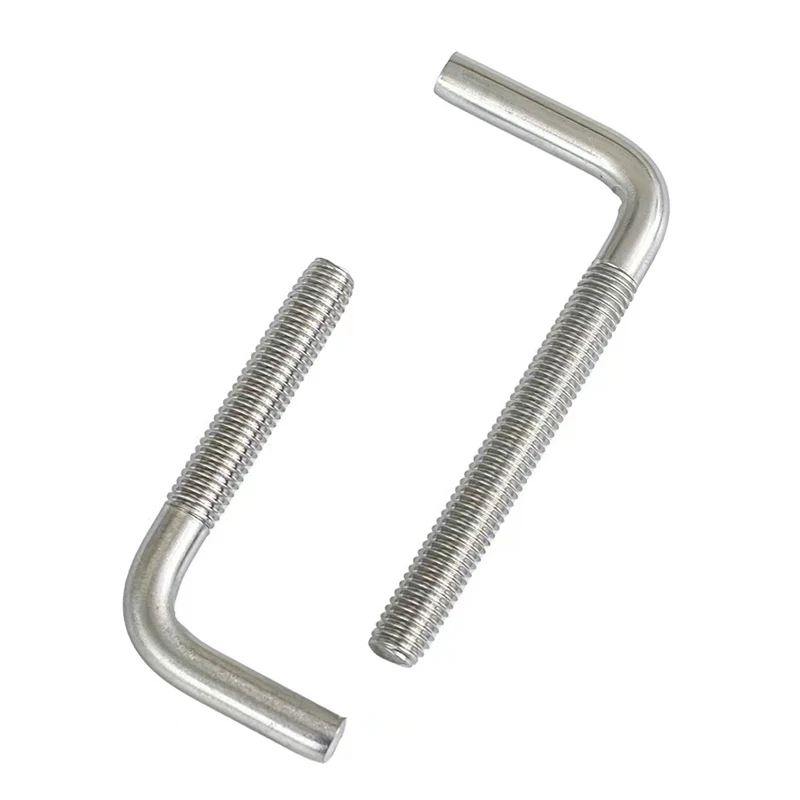 Factory customization stainless steel 304 316 L shape anchor bolt bolts