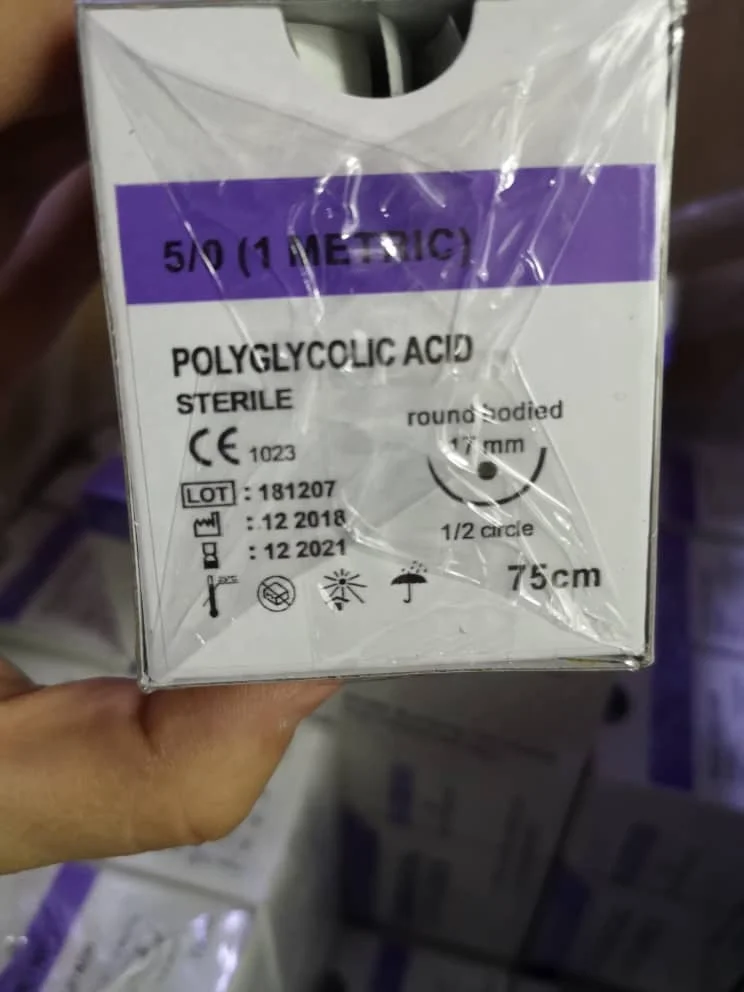 Absorbable Surgical Suture Medical Suture PGLA 910 Polyglycolic Acid PGA Suture
