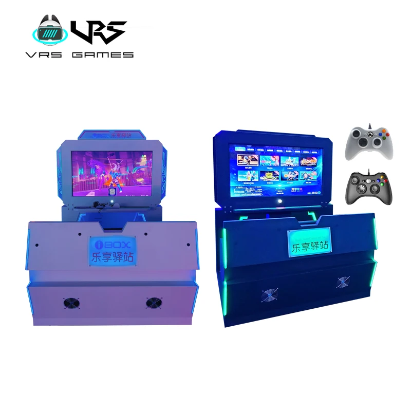Coin Operated 2 Player PS Game Machine Equipment with Joystick Controls PC Game Console