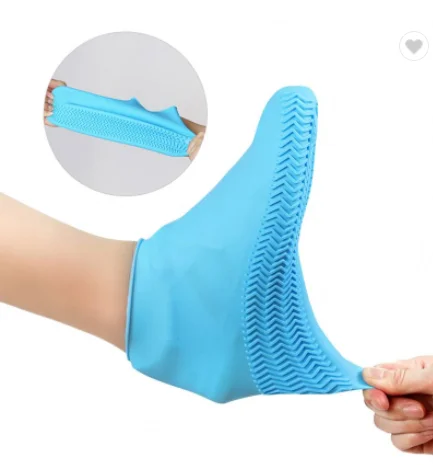High quality Anti Slip reusable shoes Eco-friendly waterproof silicone covers