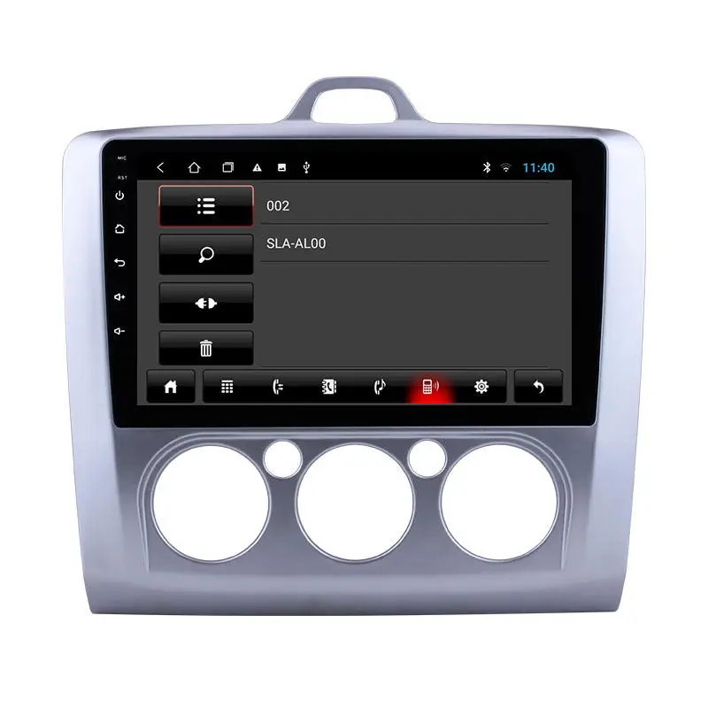 Android 9 GPS Navigation 9 inch Car Audio FM radio for Ford Focus MT 2004-2011 1+16GB