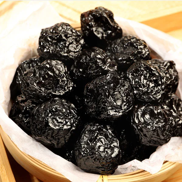
 OEM wholesale whole box  black plum Sweet and sour standard slimming beauty fruit detox  preserved plum Dried fruit food  