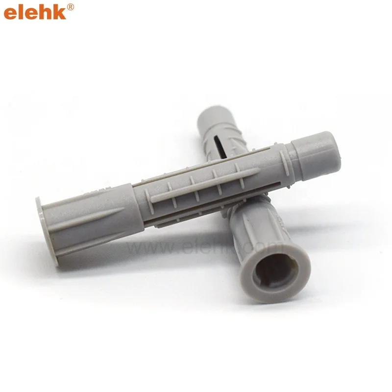 plastic anchor knot expansion pipe with cap anchor wall plug anchor body plastic drywall wall plug for dry wall