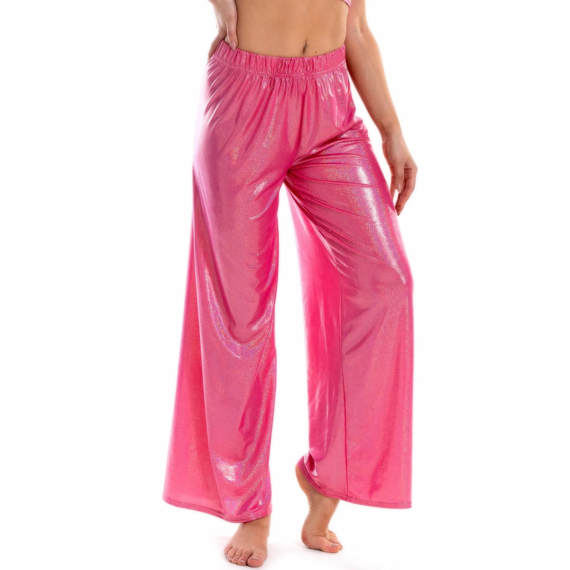 
Hot selling wholesale Women Loose Dance Long Wide Leg Yoga Pants Casual pants 