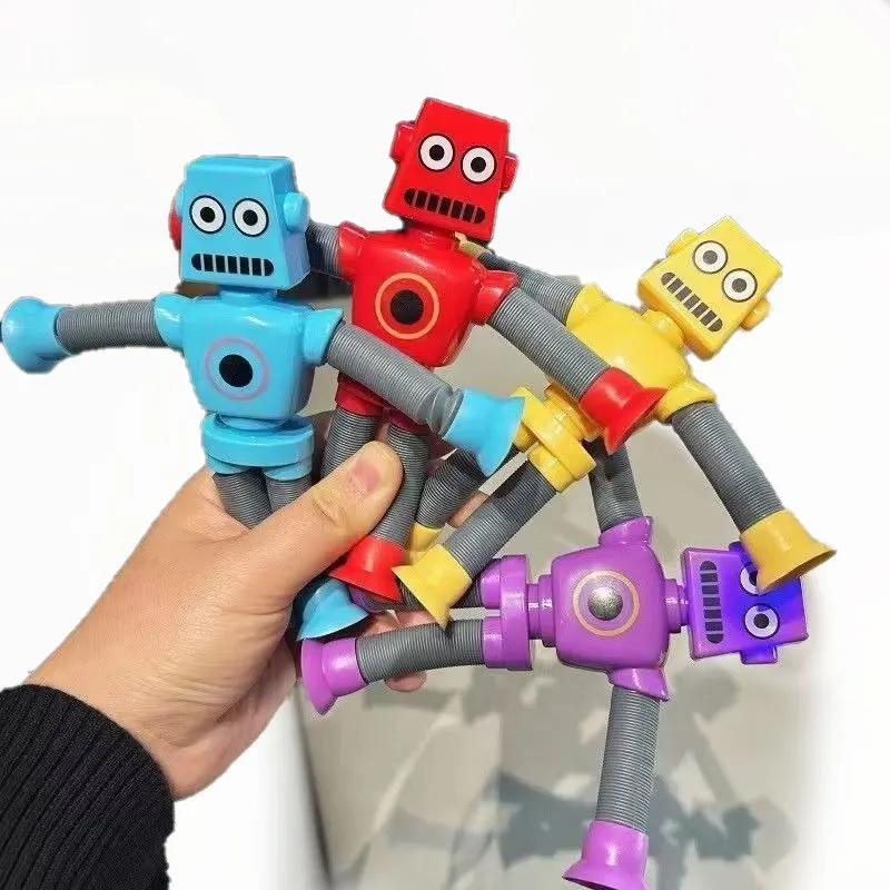 Variety Robots Technology Suction Cup Toys Educational Creative Decompressing Small Toys Christmas Halloween Kids Gift Wholesale