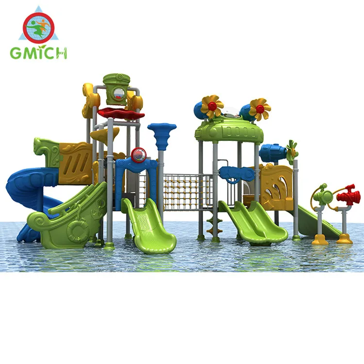 JMQ-M002 China factory mini water park water play equipment plastic water playground for sale