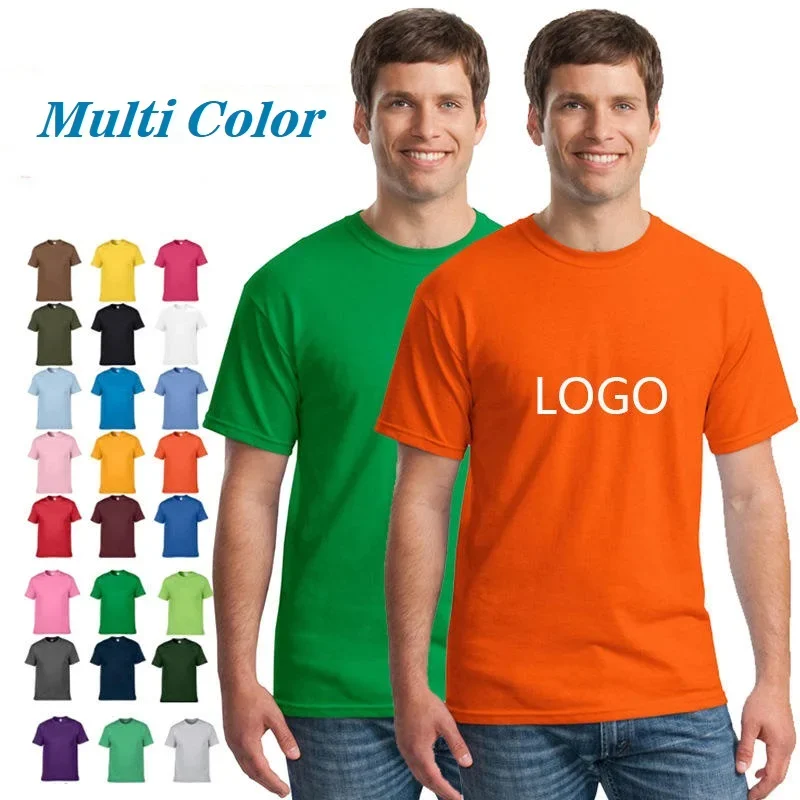 Wholesale Mens Shirts Plain Cotton White Oversized Tshirt Casual 100% Polyester Custom Logo Screen Printing Graphic T Shirts