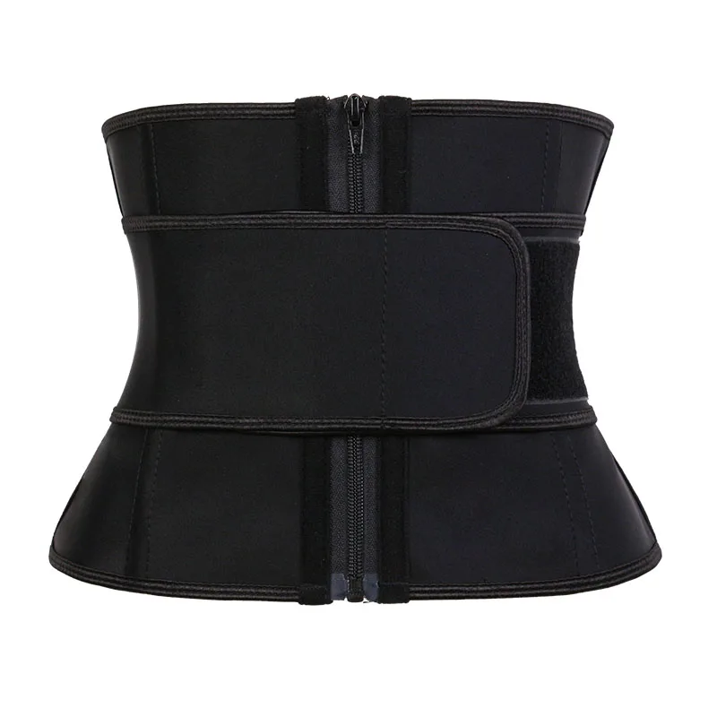 NANBIN 9 inches Short Torso Latex Waist Trainer Belt Corset Women