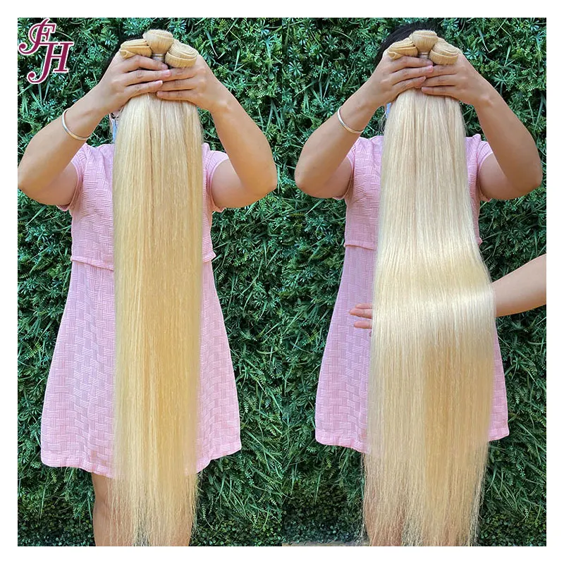 FH 613 brazilian human hair weave bundle 613 blonde cuticle aligned human hair extension bundles 613 virgin hair bundles