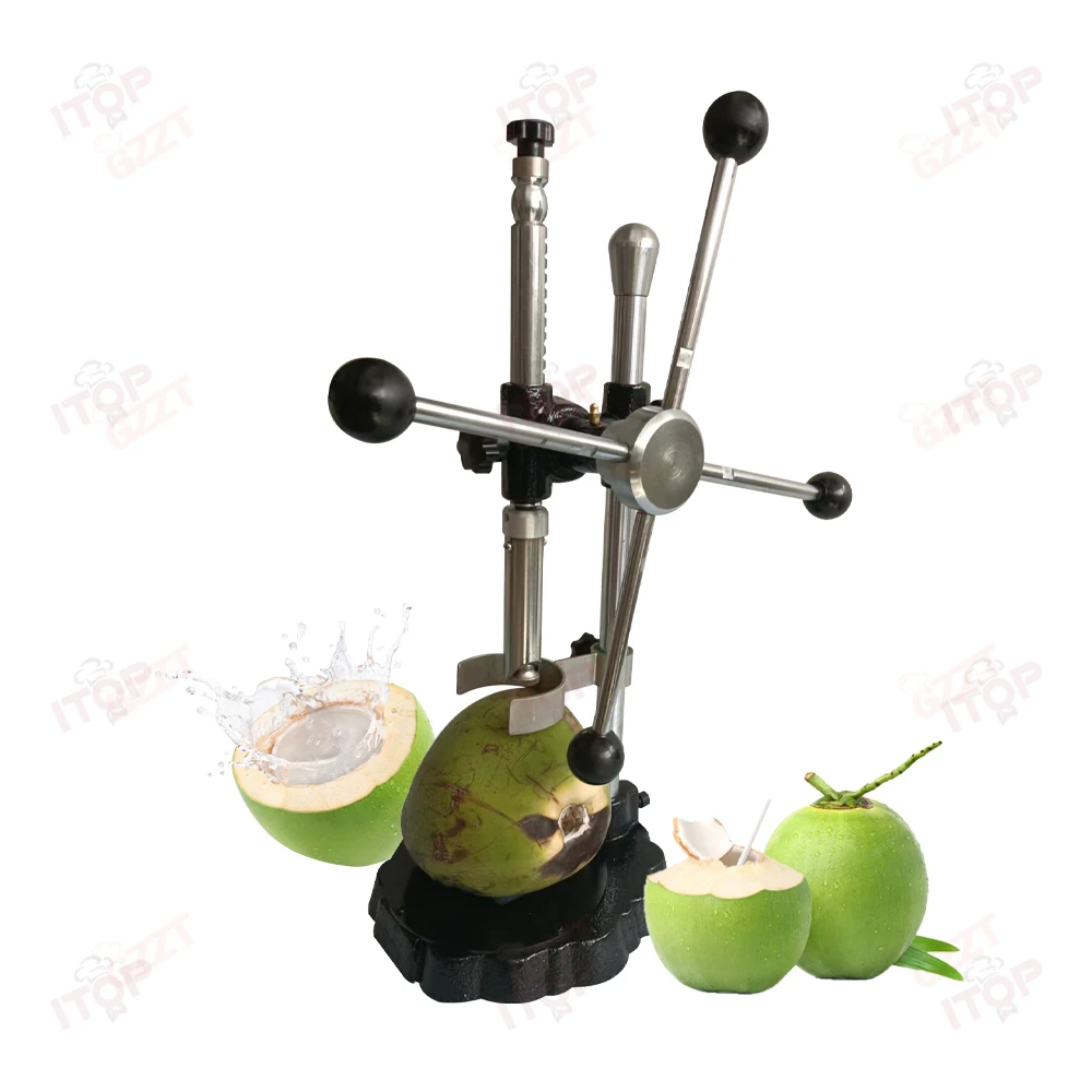 Direct Opening Without Peeling Coconut Openning Machine Tender Coconut Cutter Opener Tools Green Coconut Press Opener
