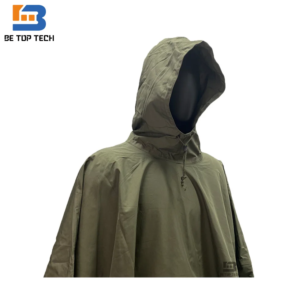 Multifunctional Poncho Raincoat Camouflage Portable Travel Military Poncho
