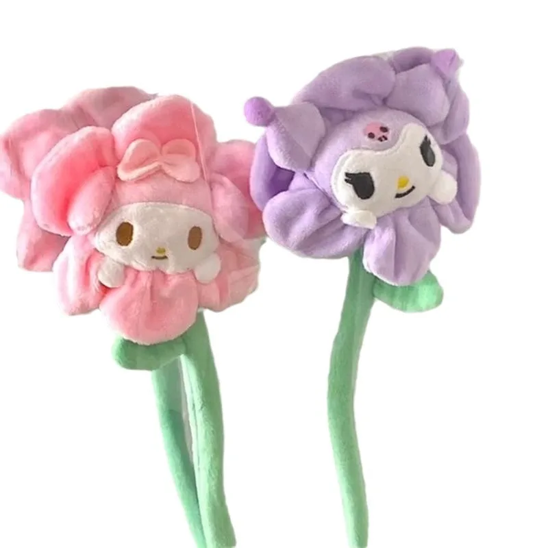 Kawaii Sanrio китайские милые мягкие куколки Мягкие плюшевые набитые Цветочные куклы Melody игрушки букет на День святого Валентина