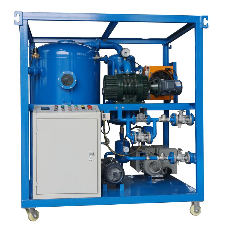 99.9% эффективная высоковакуумная масляная обработка трансформатора, используемая масляная фильтрация и система дегасифера