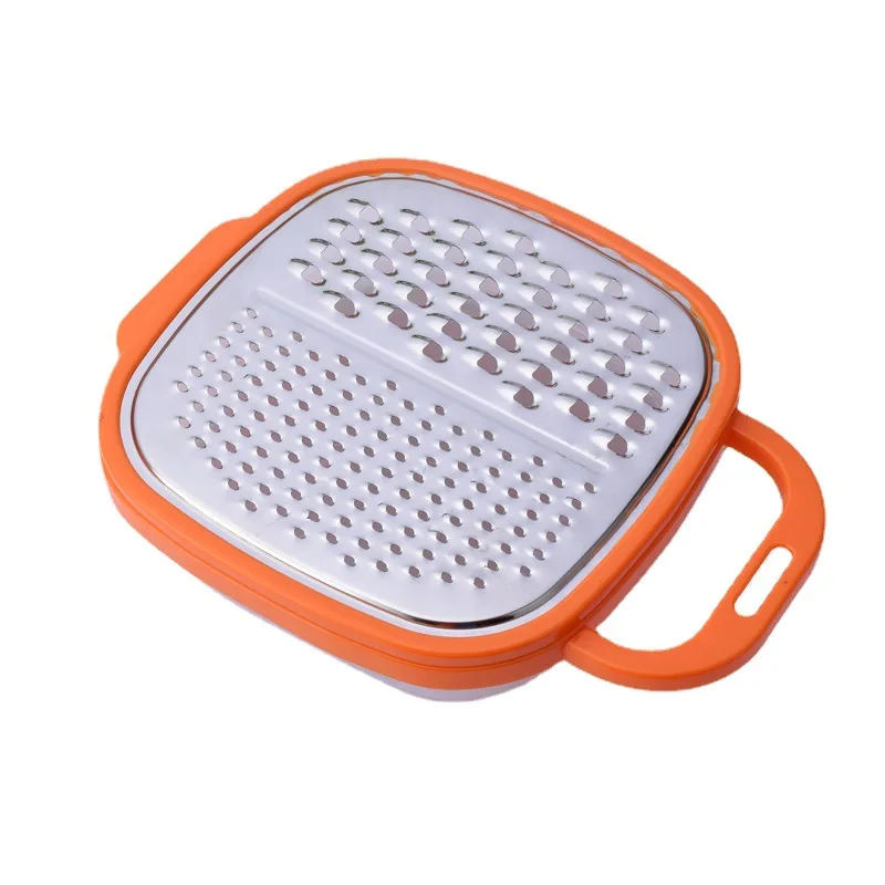 Yangjiang Factory Wholesale 2 in 1 Garlic and Ginger Manual Vegetable Grater With Handle With Storage Box