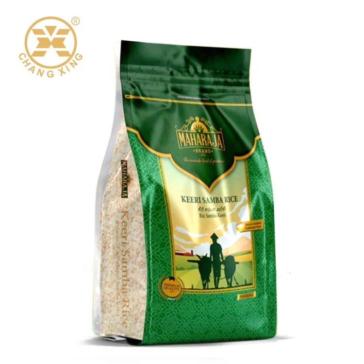 Rice bag Laminated Vacuum rice packaging bag, Fertilizer packing bag 5kg 10kg 25kg