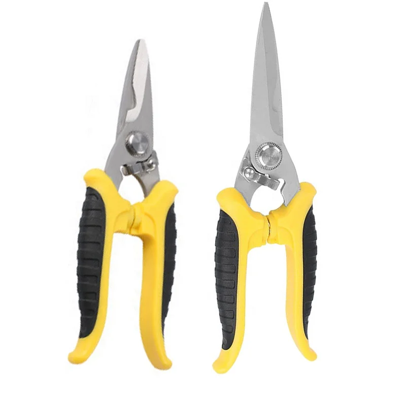 Multi-function Scissors Cable Stripping Shears High Quality Stainless Steel Electrician Tool Scissor