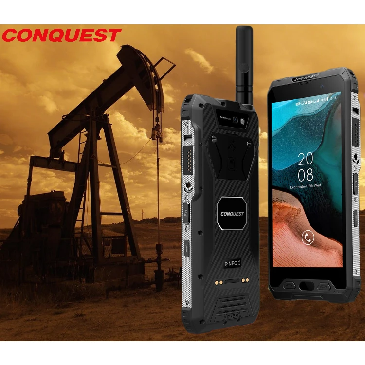 9000mAh  rugged Smartphone 6GB+128GB 5.7 Inch HD 8 Core 4G walkie talkie rugged Mobile Phone with NFC POC walkie talkie