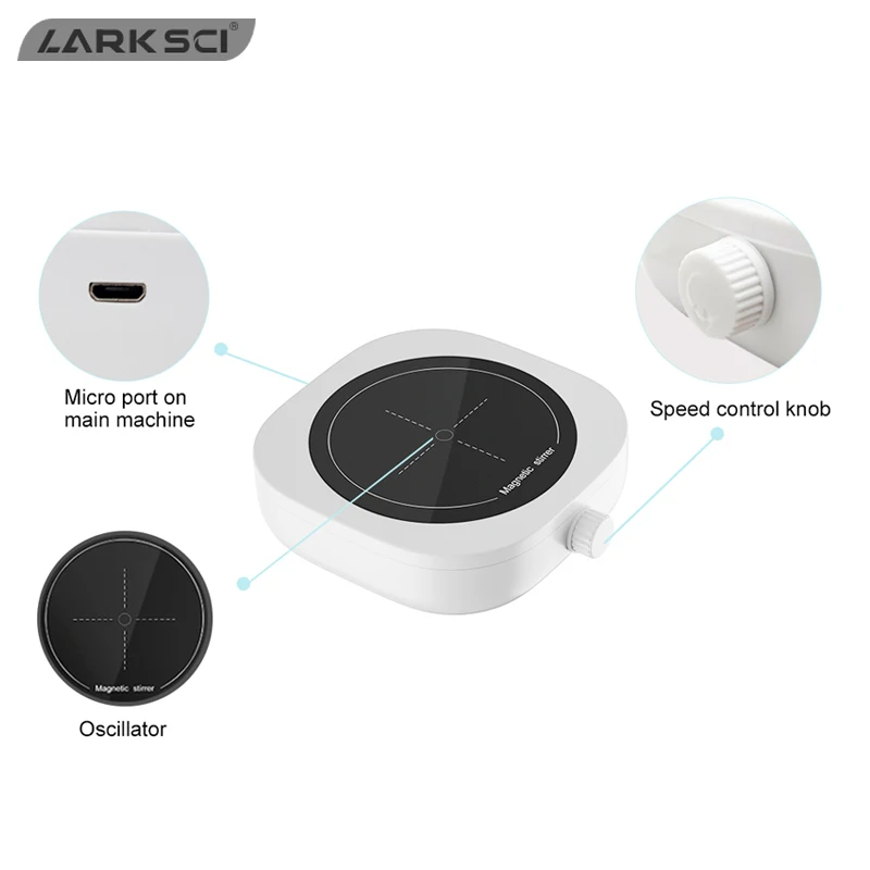 Larksci Digital Mini Magnetic Stirrer for Mix Liquid