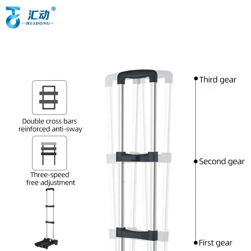 Сверхлегкий мини-переносной пластиковый складной универсал органайзер Алюминиевая тележка школьная сумка багаж для