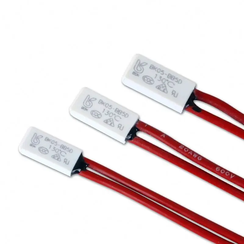 Snap Action Temperature Bimetallic Thermal Switch 12v 24v 120v thermal protector