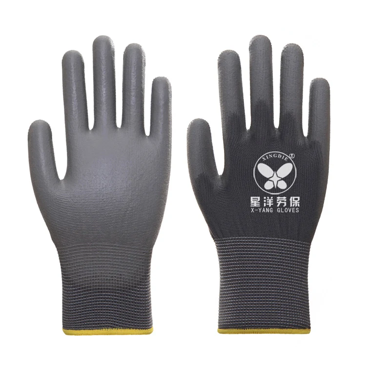 
High Precision Quality Household Leather Gloves Safety Working Construction 