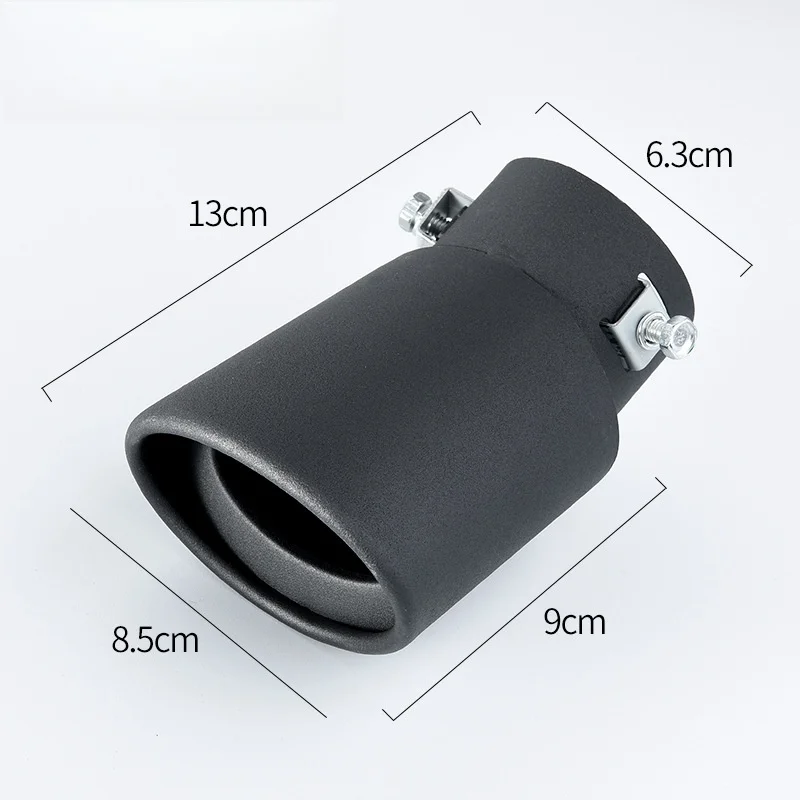 Exhaust Pipe Muffler Tail Tail Throat Universal Stainless Steel Car Modification Single Straight High Performance Rear Chaisheng