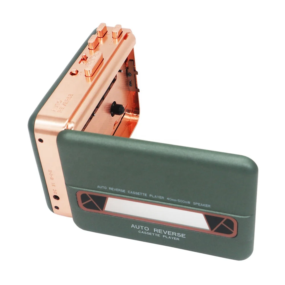 CHNHDA прозрачный Кассетный плеер walkman Кассетный рекордер и проигрыватель хорошего качества, популярный Кассетный проигрыватель с аккумулятором