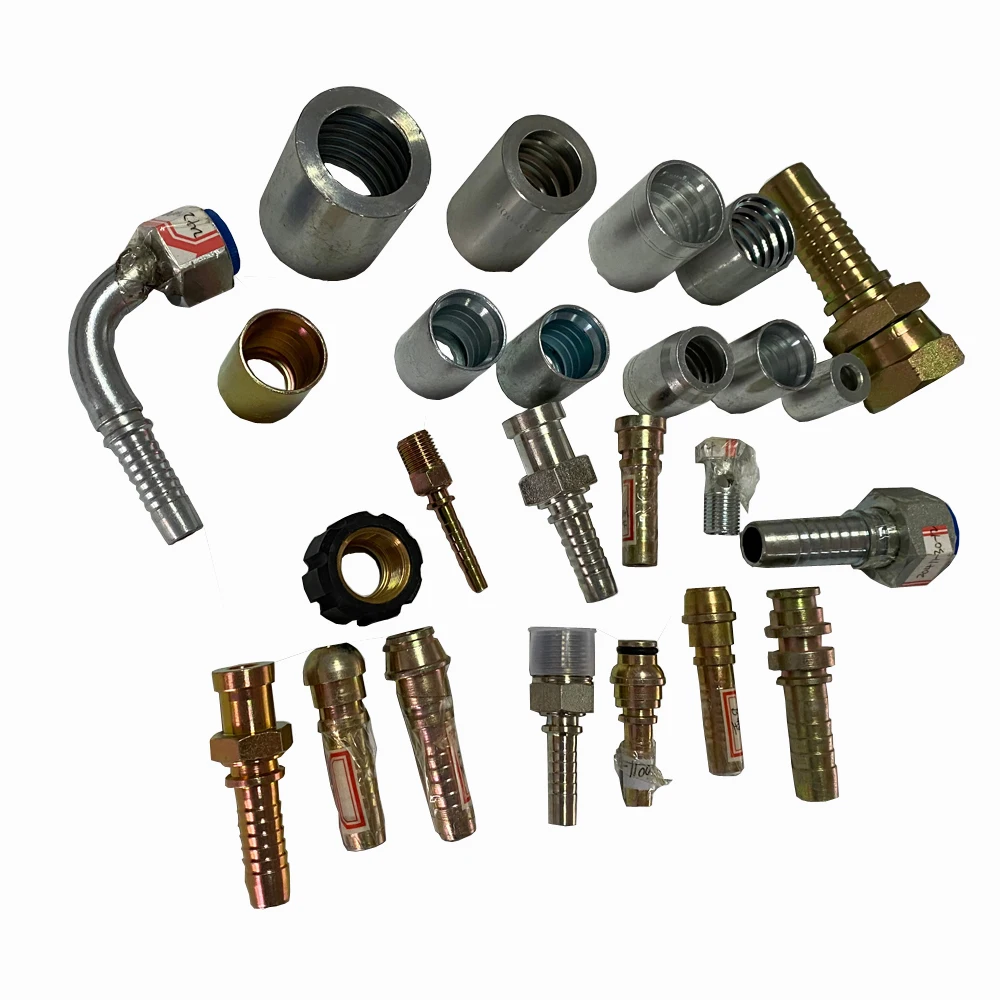 zinc plated hydraulic fitting one piece fittings for hydraulic hoses