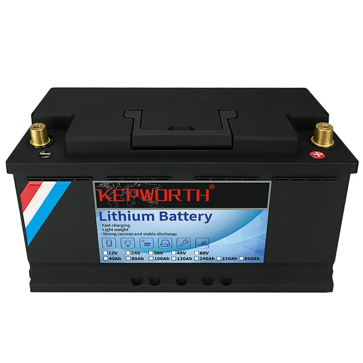Wholesale Price Eu/Uk Stock 12v 100Ah LiFePO4 Lithium 4000  Deep Cycles with Built-in BMS  Batteries For Fishing Marine Boat