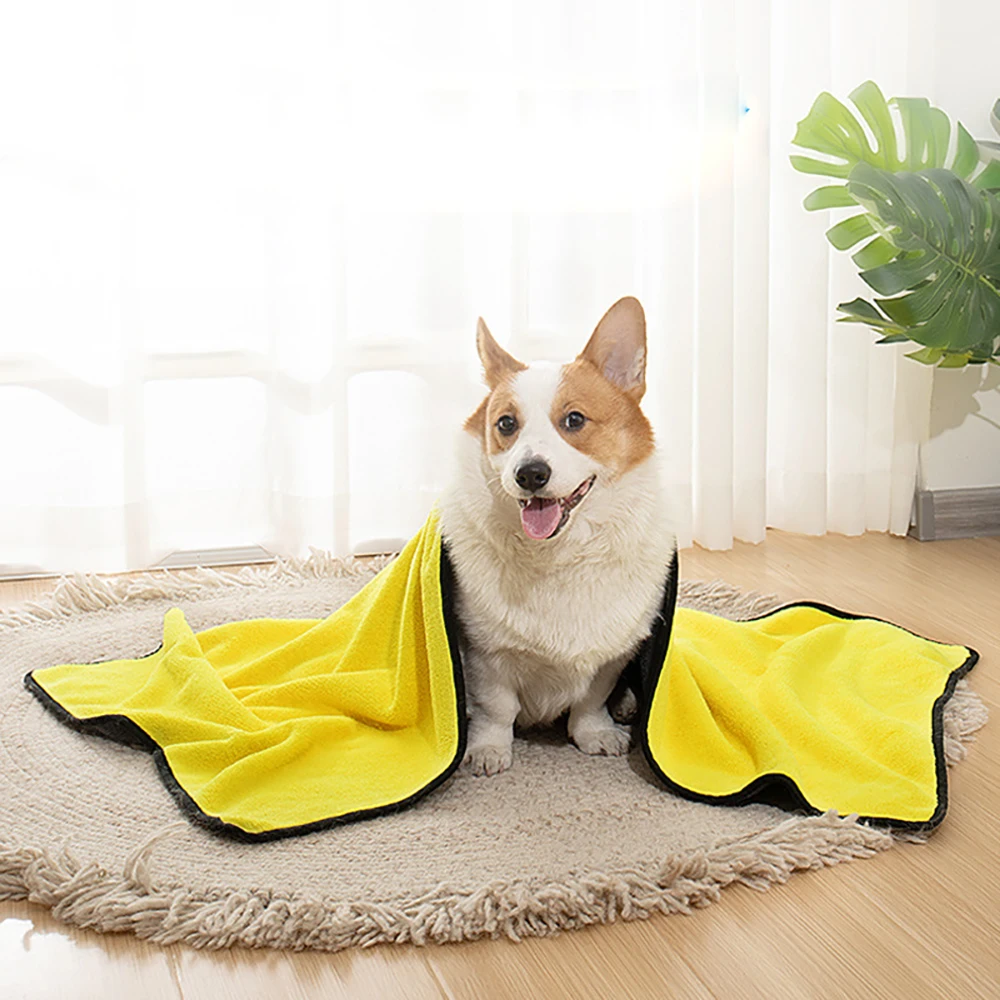 Pet Shower Towel Absorbent Microfibre Pet Towel Polyester Polyamide Micro Fiber Towel For Pet