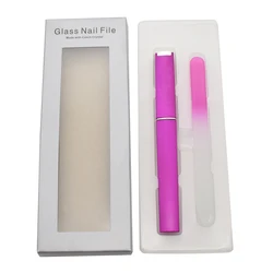 Low MOQ crystal nail file with gift box