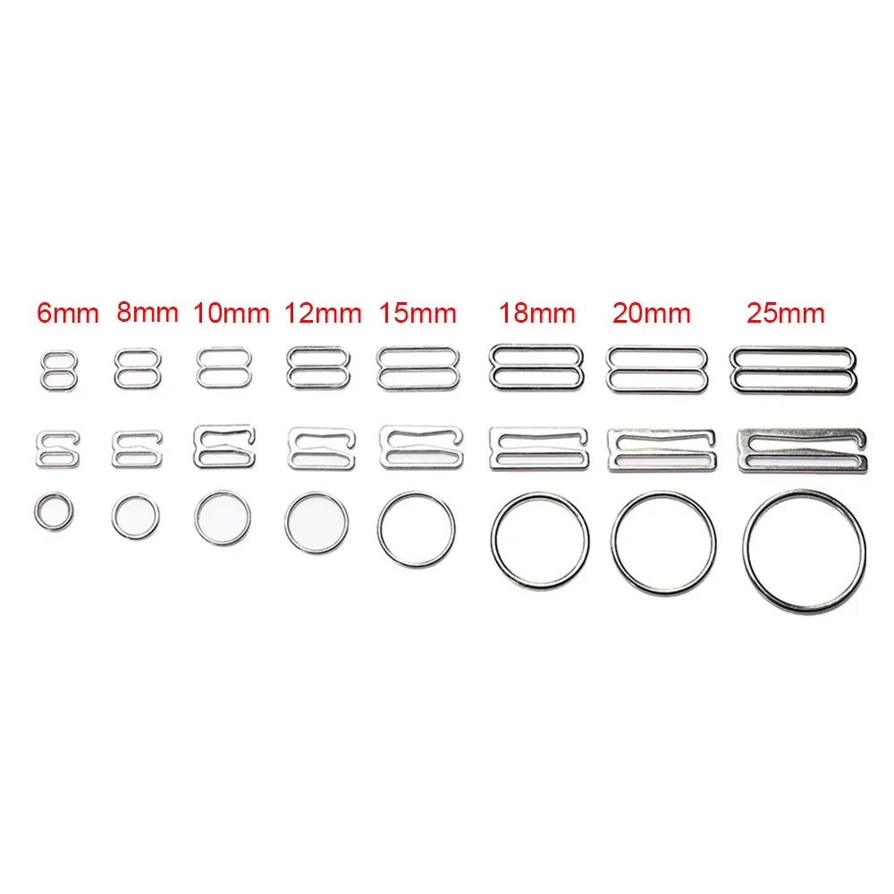 High Quality Alloy Bra Adjuster Swimsuit Ring and Slider and Hook Underwear Accessories Buckle